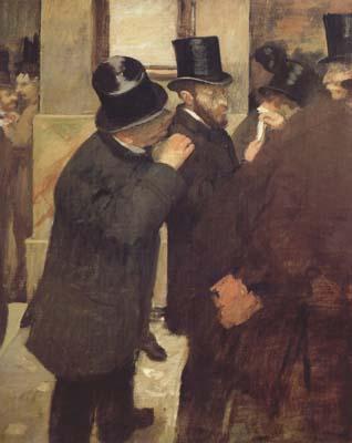 Edgar Degas At the Stock Exchange (mk06) oil painting image
